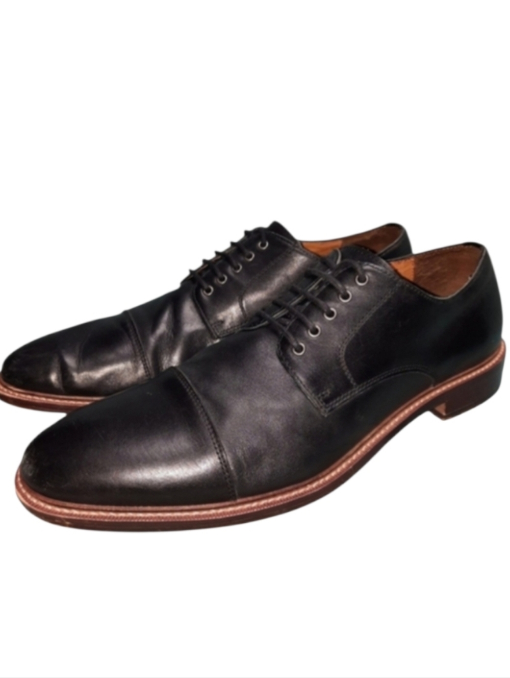 Blake McKay Clark T9 Black Leather Oxford Dress Shoe SZ 10.5